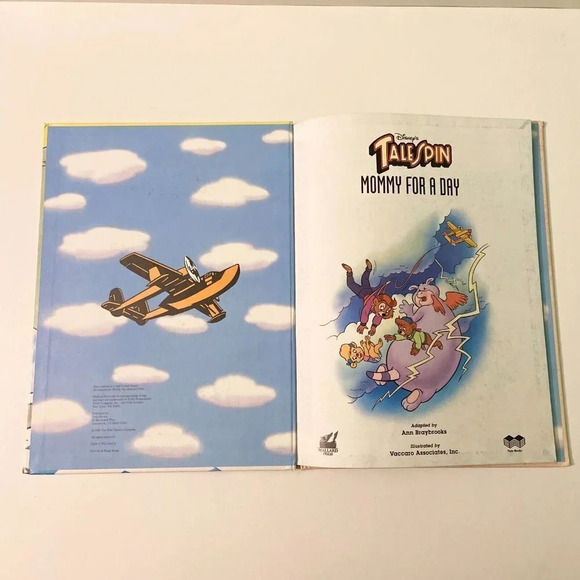 Vtg 1991 Disneys Talespin Mommy For A Day by Ann Braybrooks Mallard Press Book - Picture 6 of 16